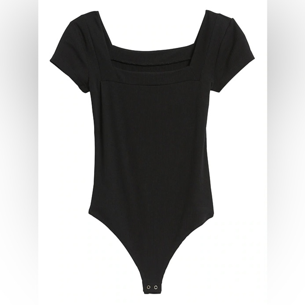 Banana Republic Ribbed Square Neck Bodysuit